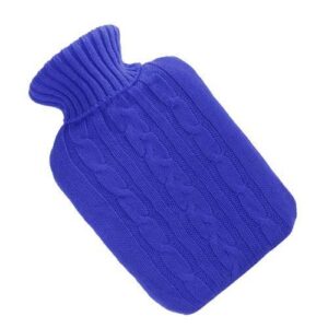 Hot Water Bag/Bottle With Knit Cover