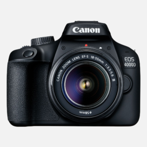 Canon EOS 4000D DSLR Camera and EF-S 18-55 mm